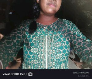 Green Printed Kurta