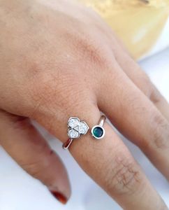925 Silver Adjustable Ring