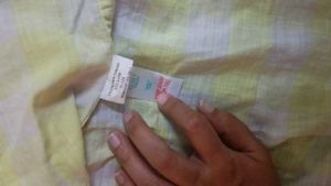 Pointcove Yellow Plaid ButtonDown Shirt, Tshirt
