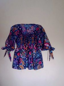 A Beautiful Printed Floral Top