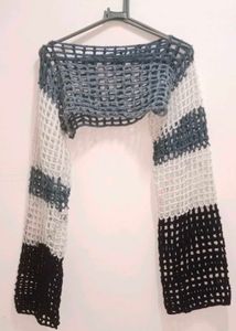Handmade Crochet Ombre Shrug Sleeves