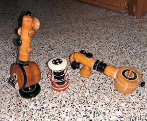 Vintage Indian Musical Instrument Set