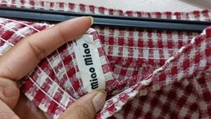 Red &amp; White Gingham Top