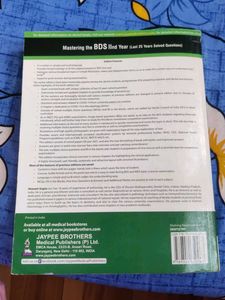 MASTERING BDS IIND YEAR TENTH EDITION