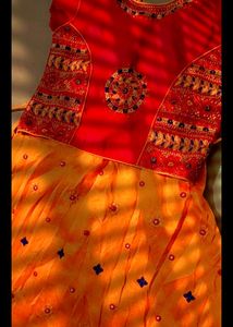 Rose Pink Colour Lengha