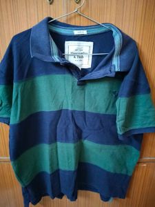 Men Tshirt Blue And Cyan