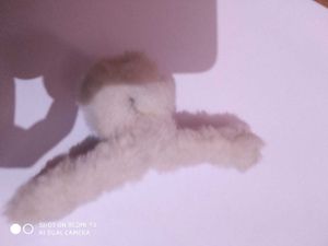 Fluffy Hair Clips set Of 2