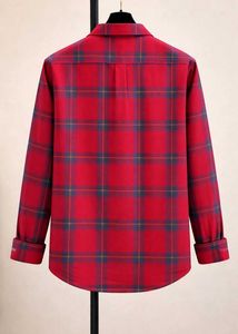 Red Plaid Denim Co. Shirt