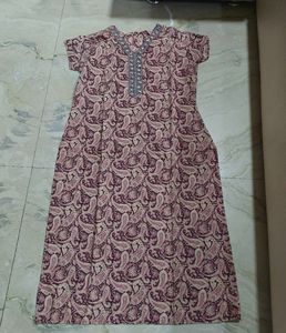 Paisley Print Kurta Set