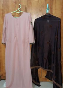 Pakistani Kurti With Dupatta Set