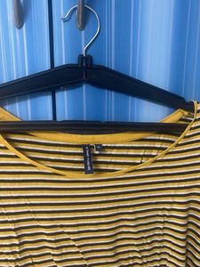 Fame Forever Striped Tee-xl Size