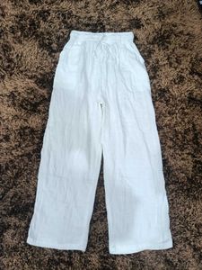 Non Transparent Linen Trouser
