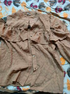 Brown Asthetic Top