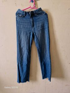 Light Wash Raw H&MJeans