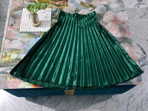 Green Long Skirt