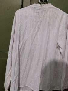 White Chikankari Top
