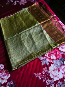 Pink &amp; Gold pure kanchi pattu Saree(kanjivaram)