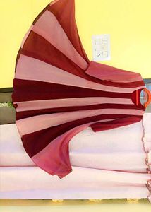 Striped Tunic Top With Salwar