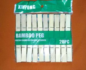 Bamboo Pegs - 20 Pack