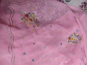Pink Festive Season Saree