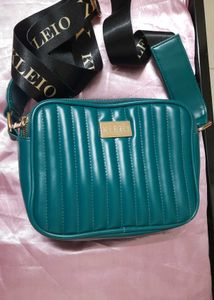 Stylish Teal Crossbody Sling Bag