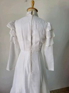 White Tiered Maxi Dress