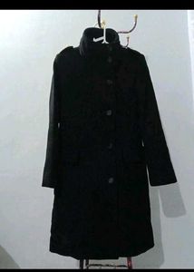 Elegant Black Trench Coat
