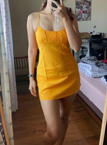 Bershka Mini Summer Dress 🧡
