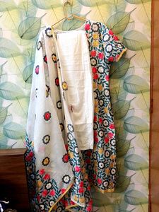 KURTA SET WITH EMBROIDERY &amp; MIRROR WORK. .