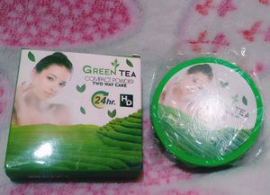 Huda Beauty Green Tea Compact Powder...