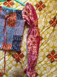 Multi colour Long sleeves top