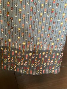AURELIA Gray Kurta Palazzo Set (S)