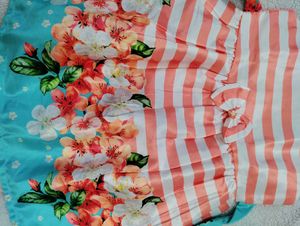 Floral Print New Frock