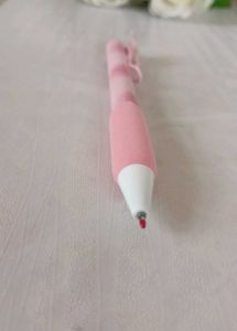 Pink Floral Pen (Black-Gel)
