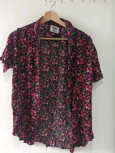 Floral Print Short Sleeve Shirt