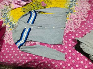 women winter lycra shrug open buttoned