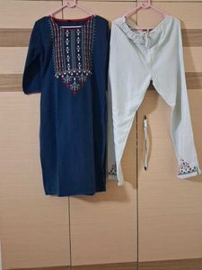 Embroidered Kurta Set