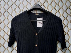 New With Tag Zara Cute Knit Cardigan
