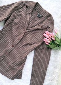 Zara Y2k Fitted Shirt