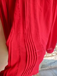 Fire Red Zara Top