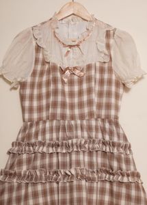 Plaid Ruffle Dress