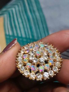 Sparkling Rhinestone Brooch