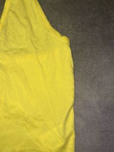Halter Neck Yellow Top