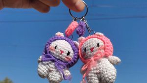 Crochet Keychain For Couple/frinds