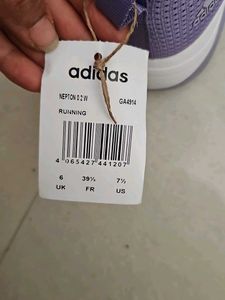 Adidas Purple Slip-On Sneakers