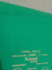 5 Pcs Vimal Gold Cotton Fabric - Blouse Unstitched