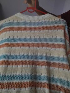 Striped Knit Sweater