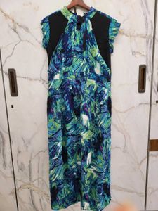 Abstract Print Dress