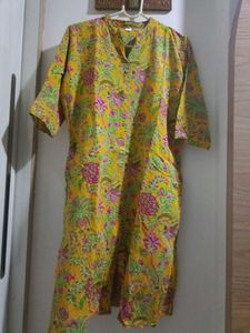 Floral Print Kurta