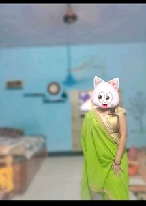 GREEN SAREE 🌷🤌🏻✨